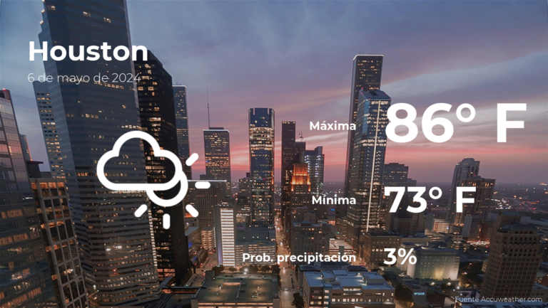 Houston: pronóstico del tiempo para este lunes 6 de mayo #FVDigital