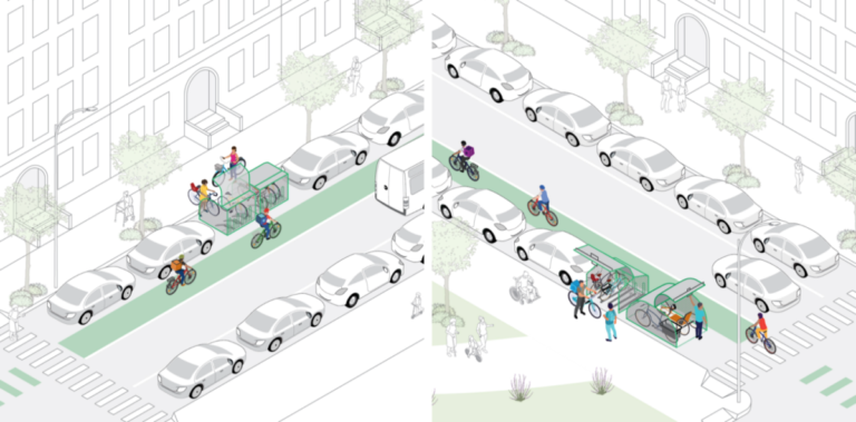 Departamento de transporte planea instalar estacionamientos para bicicletas