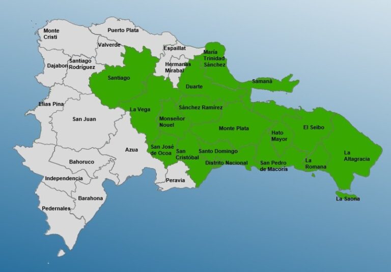 Aumenta a 17 provincias alerta verde por vaguada