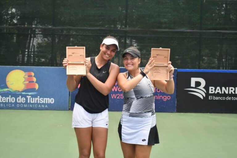 Zamburek y García, campeonas de dobles W35 Santo Domingo #FVDigital