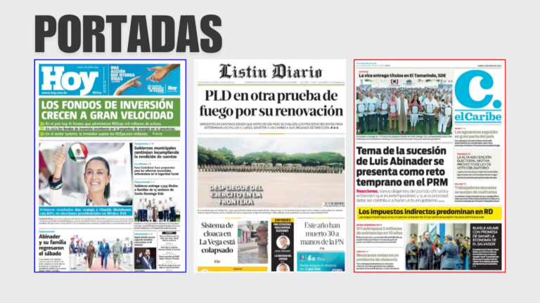 Resumen: Portadas de prensa dominicana (video)   #FVDigital