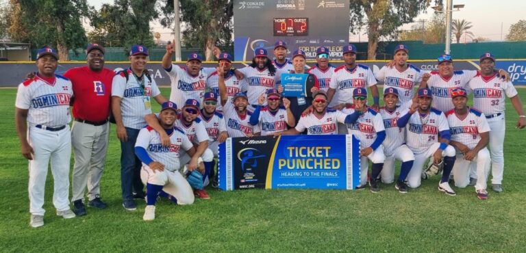 RD campeón de la primera fase del Mundial y tiene boleto para ronda final en Canadá