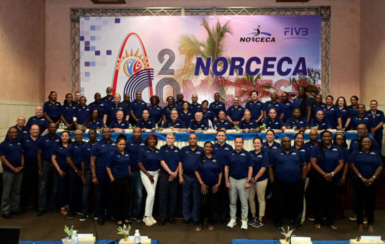 Cristóbal Marte Hoffiz reelegido presidente de NORCECA en el XXVII Congreso #FVDigital