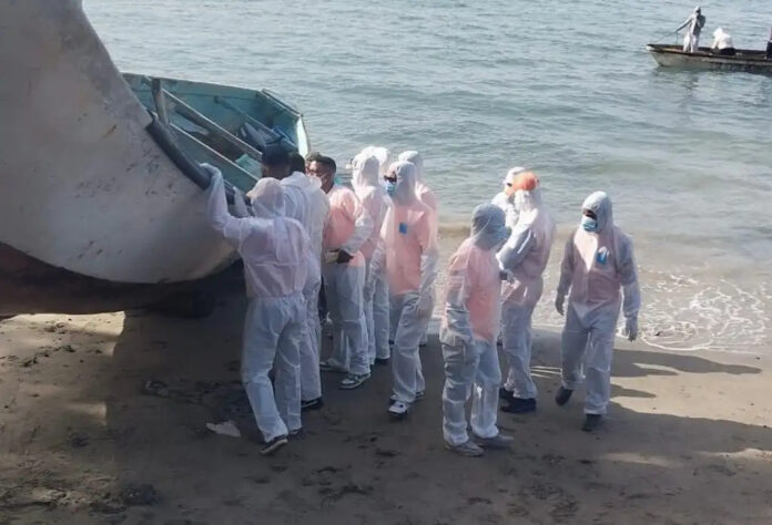 El barco con osamentas hallado en Río San Juan salió de Mauritania