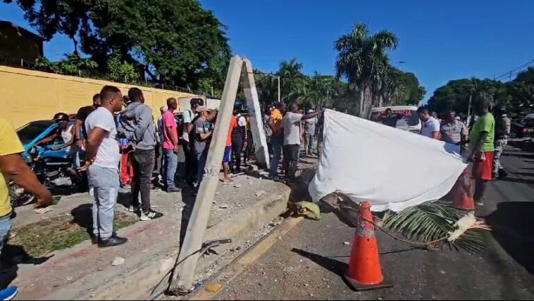 “Gracias a Dios que nada más fue eso”: accidente feo en Villa Duarte   #FVDigital