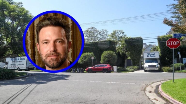 Ben Affleck traslada sus pertenencias a su nuevo hogar