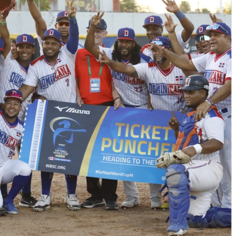 Softbol dominicano mejoró tres lugares en el ranking mundial masculino #FVDigital