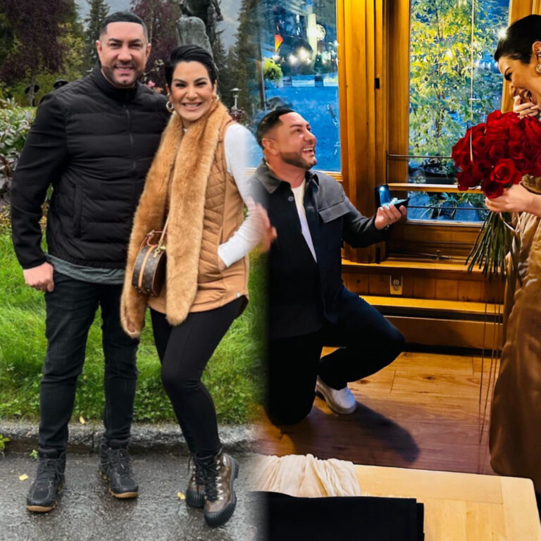 Marcos Yaroide sorprende a su esposa Laura Cardenes con un anillo en la celebración de los 20 años de matrimonio