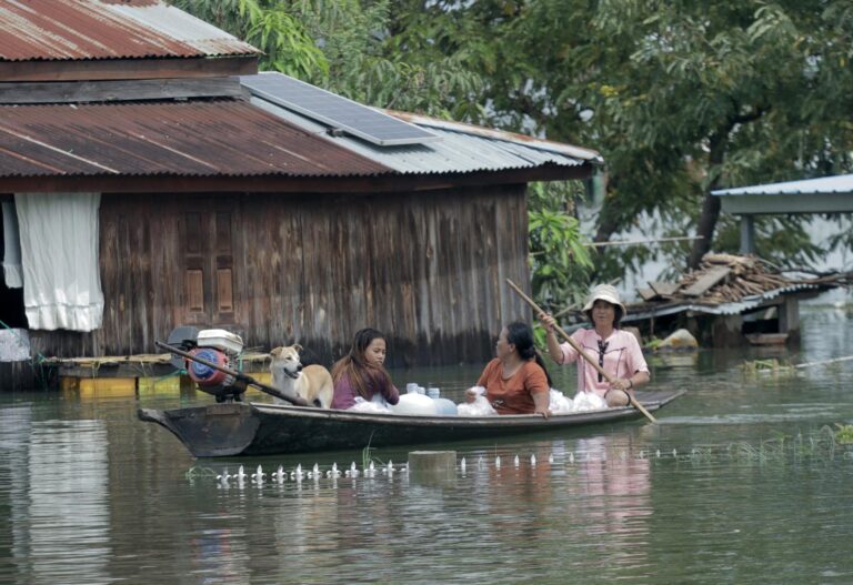 Aumentan a 268 los muertos y a 88 los desaparecidos por las inundaciones en Birmania