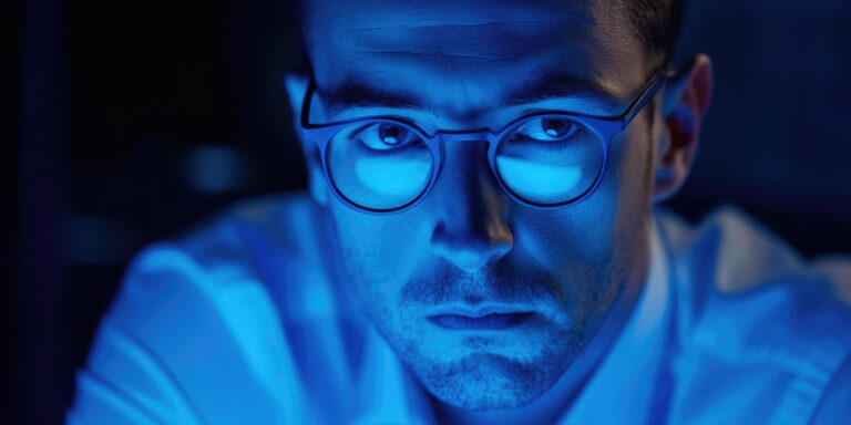 ¿Qué daño causa la luz azul a la vista y qué se puede hacer para reducirlo?