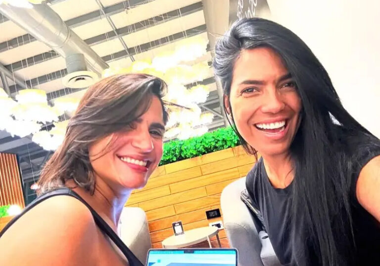 Ibelka Ulerio y su nueva compañera