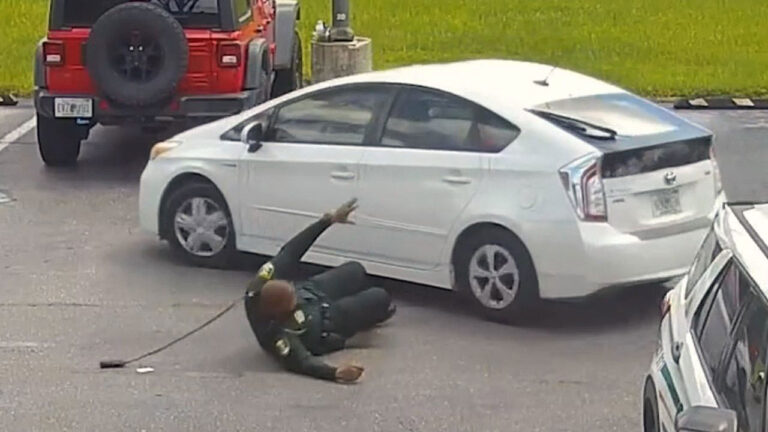 Conductora “maníaca” atropella a un policía en Fort Myers