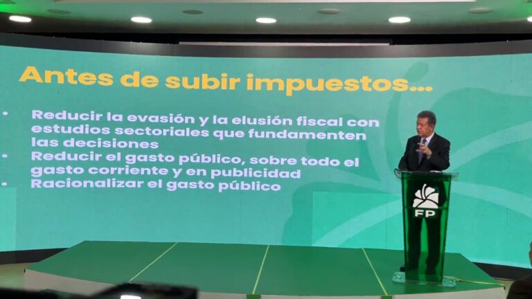 Leonel dice propuesta de reforma fiscal es una provocación al pueblo dominicano  – #FVDigital