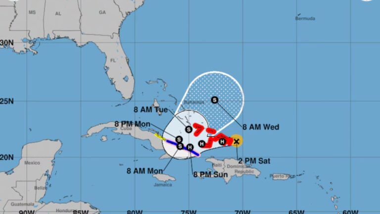 Oscar se intensifica rápidamente y se convierte en huracán frente a la costa de Bahamas – #FVDigital