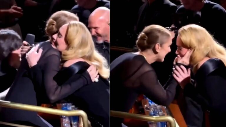 La emoción de Adele al ver a Céline Dion entre el público durante su show – #FVDigital