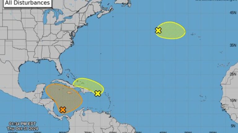 Indomet sigue de cerca tres zonas de aguaceros