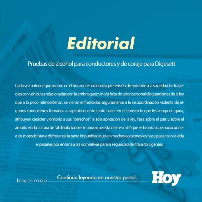 Pruebas de alcohol para conductores y de coraje para Digesett