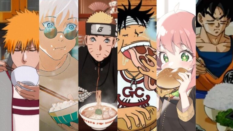 estos son los platillos favoritos de los personajes del anime
