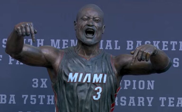 Las Redes Sociales reaccionan al dudoso parecido de la estatua en honor a Dwyane Wade