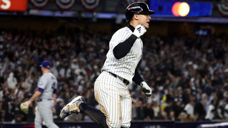 Yankees evitan barrida en la Serie Mundial con victoria 11-4 sobre Dodgers #FVDigital