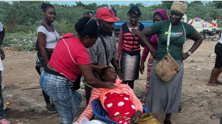 Mujer de nacionalidad haitiana muere en el mercado de la pulga de Azua