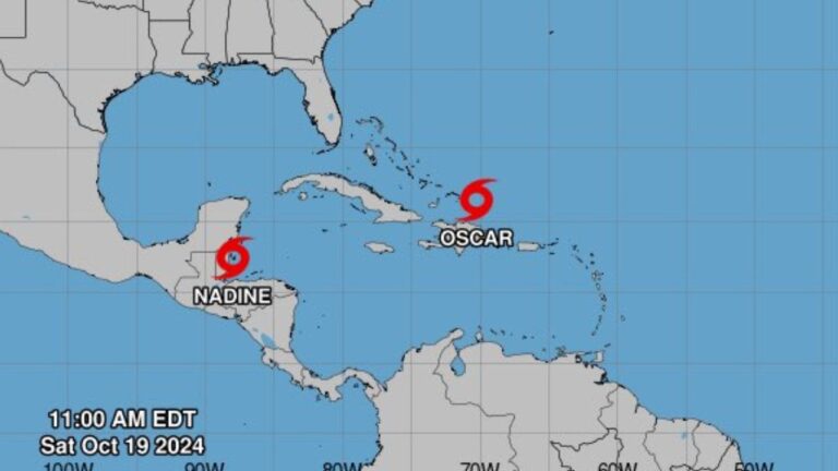 Se forma tormenta tropical Oscar al norte de RD
