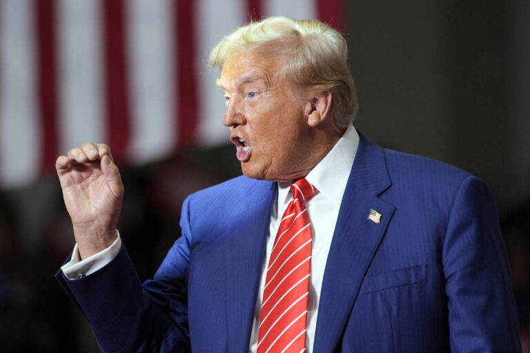 Trump criticó a Beyoncé, a Harris, a la prensa y al voto anticipado en un acto en Michigan #FVDigital