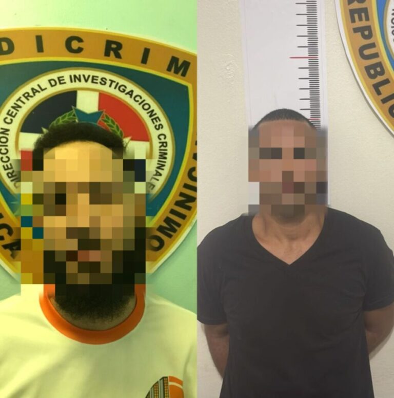 Dos detenidos en La Vega por robo y amenazas con arma de fuego #FVDigital
