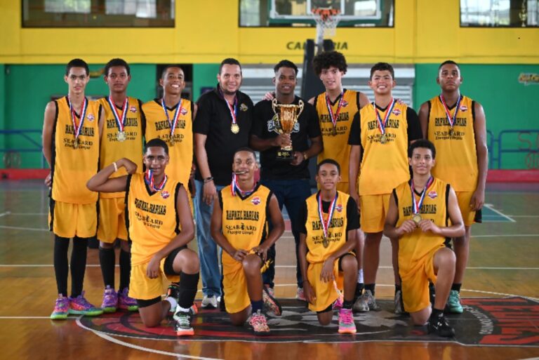 Rafael Barias, campeón del torneo de basket masculino U14 ABADINA 2024 #FVDigital