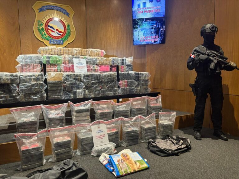 Ocupan 371 paquetes de cocaína en el Puerto Caucedo y San Pedro de Macorís