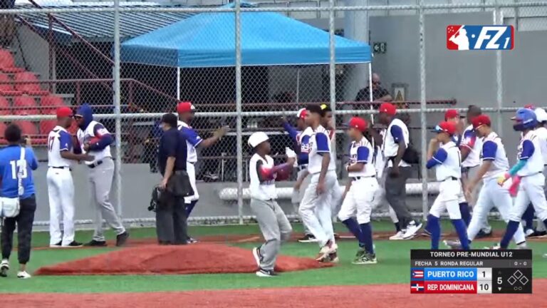 República Dominicana derrota a Puerto Rico, gana Grupo B y clasifica al Mundial U12