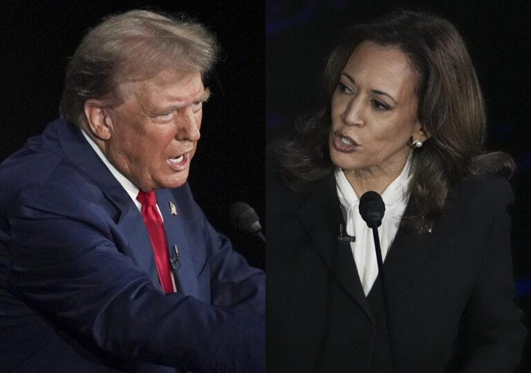 Trump insulta a Harris y dice no importarle