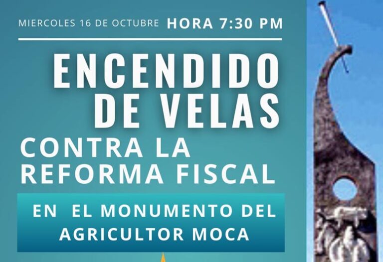 Realizarán encendido de velas en contra de la reforma fiscal