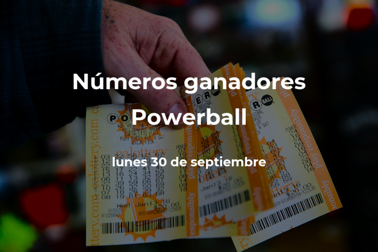 Powerball en vivo : resultados y números ganadores del lunes 30 de septiembre de 2024 #FVDigital