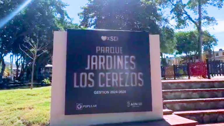 Inauguración del remozado parque Jardines Los Cerezos – Remolacha   #FVDigital