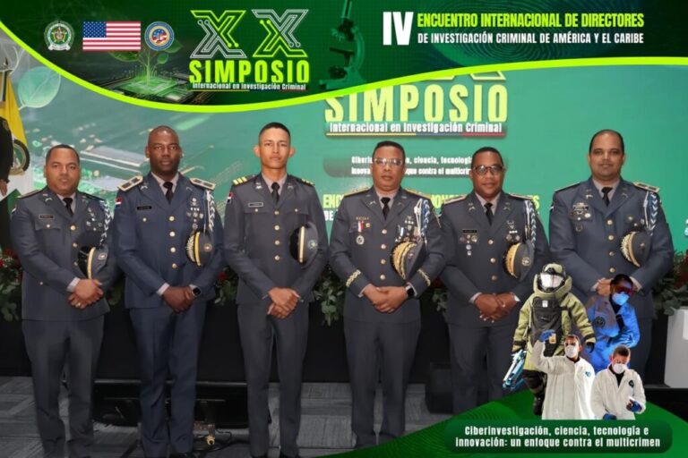 Policiales: Comisión de la Policía Nacional participa en el XX Simposio Internacional en Investigación Criminal en Colombia