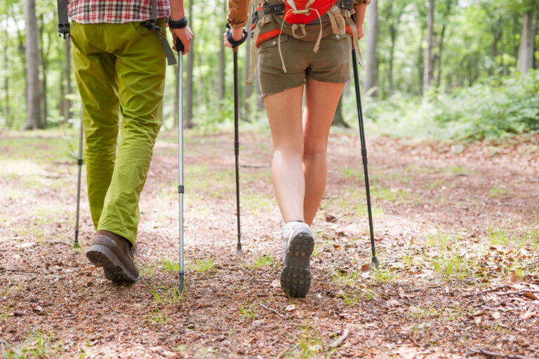 8 sorprendentes beneficios para la salud de usar bastones para caminar (Trekking)