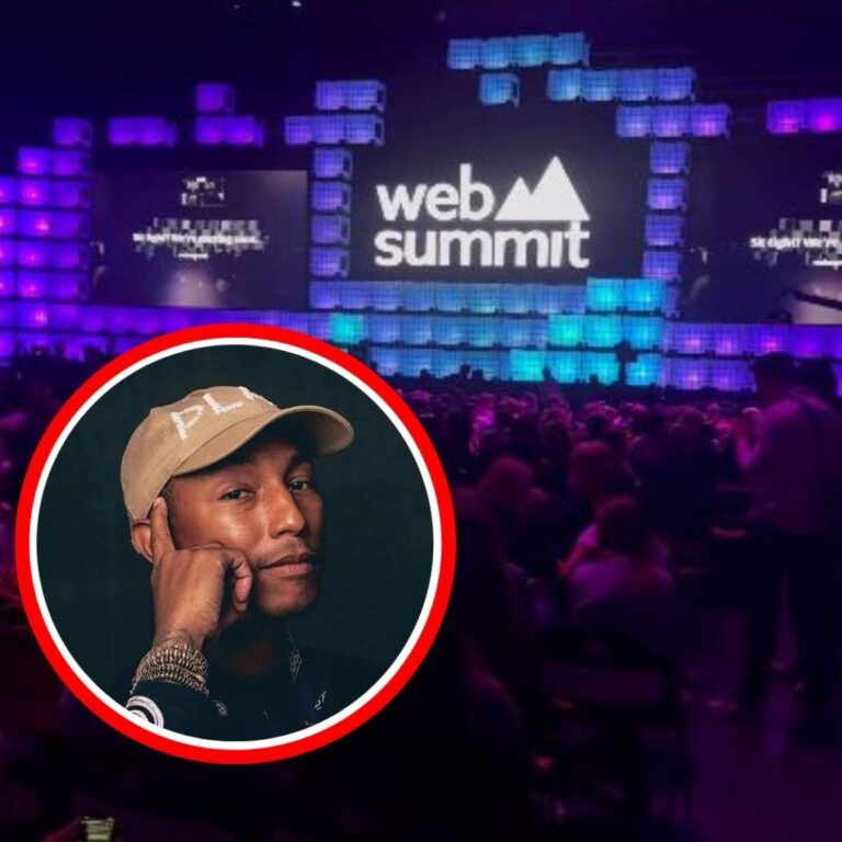 La cultura moldea el comercio, defiende Pharrel Williams en la apertura de la Web Summit