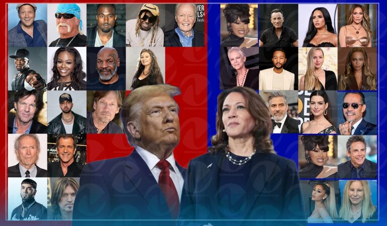 Apoyo de celebridades a Kamala y Trump podría ser decisivo en elecciones EE.UU.