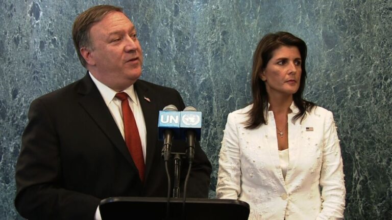 Trump dice que Haley y Pompeo están fuera de su nuevo gobierno #FVDigital