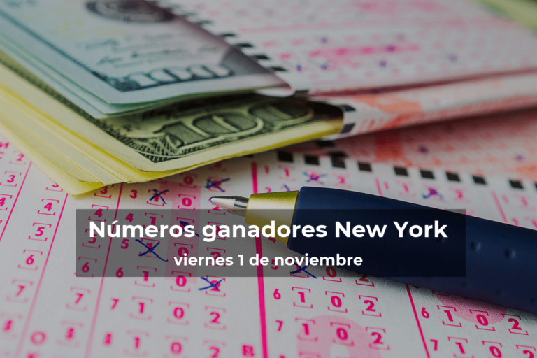 Lotería de Nueva York en vivo: resultados y ganadores del viernes 1 de noviembre de 2024