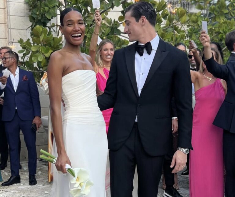 Modelo dominicana Arlenis Sosa y John McCarthy se juran amor eterno en una boda en Punta Cana 
