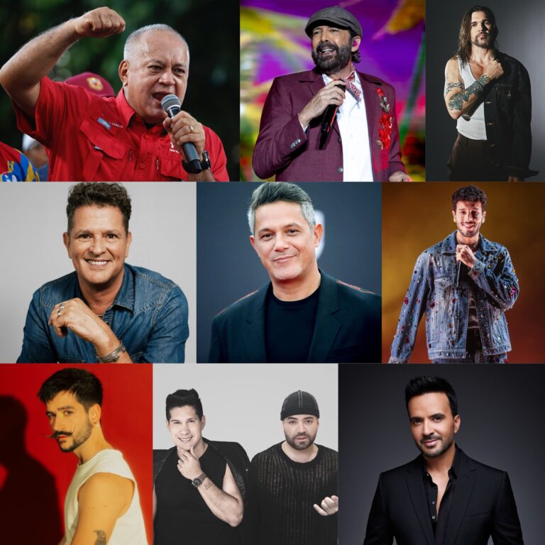 Ministro Diosdado Cabello lanza la “lista negra” de los artistas vetados en Venezuela