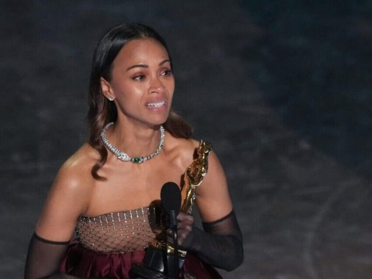 Zoe Saldaña y su impactante discurso tras ganar el Oscar #FVDigital
