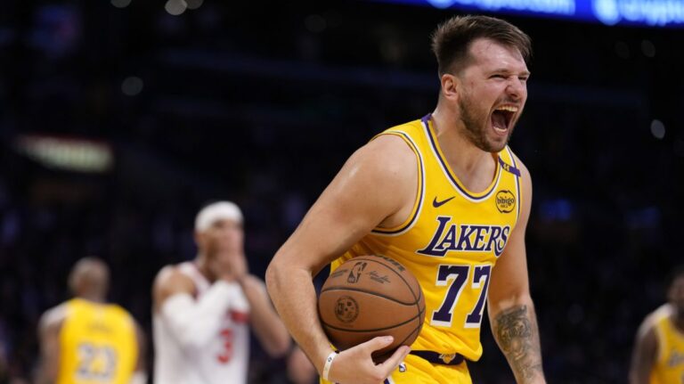 Los Lakers llegan a 40 ganados en la temporada guiados por Luka Doncic #FVDigital