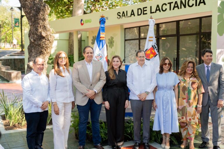 La Alcaldía del DN y el Banco BHD inauguran una sala de lactancia en el parque Iberoamérica