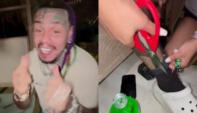 Tekashi 6ix9ine corta grillete electrónico (video)   #FVDigital
