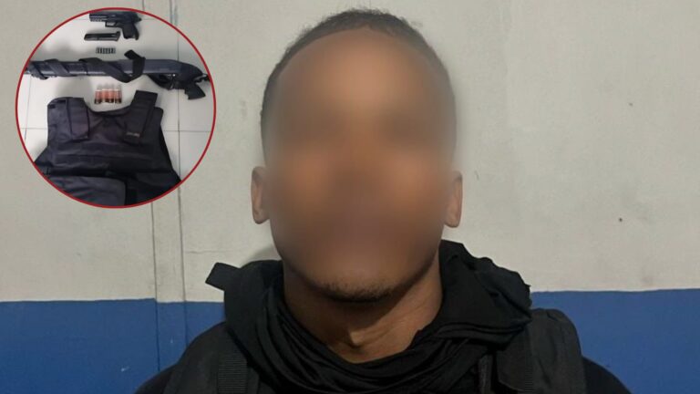 PN arresta a un hombre acusado de realizar disparos al aire