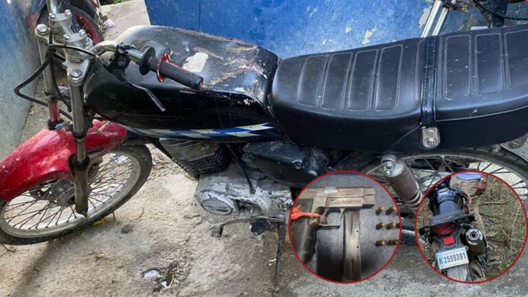 PN recupera arma de fuego y motocicletas robadas en operativos en la Región Este