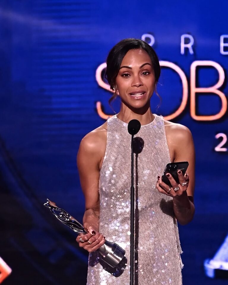 ¡Lo ha ganado todo! Zoe Saldaña se consagra con el Gran Soberano y cierra arrase en premios